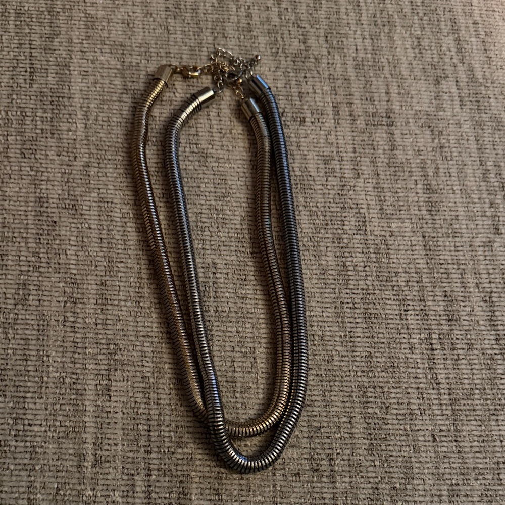 Elegant Two-Tone Necklaces